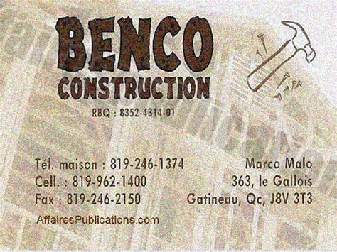 benco construction llc nashville tn